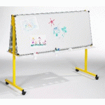PUPITRE MOBILE À PIÈTEMENT RÉGLABLE 149 X 64 CM - MANUTAN COLLECTIVITÉS