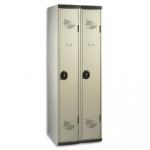 ACIAL VESTIAIRE MONOBLOC GRIS SEAMLINE OPTIMUM INDUSTRIE PROPRE 2 CASES
