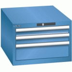 ARMOIRE BLEU CAP. 564X725X383 AVEC 3 TIR. 75KG _ 78.505.040 - LISTA