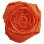 LOT DE 14 - PAPIER CRÉPON, ORANGE