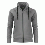 PRINTER JOG RSX SWEATSHIRT FULLZIP FEMMES GRIS ACIER - TAILLE XXXL