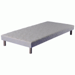 SOMMIER TAPISSIER MORPHÉE SUR PIEDS 90 X 190 CM - MANUTAN COLLECTIVITÉS