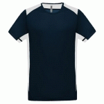 T-SHIRT BICOLORE UNITY PES MARINE/BLANC TECH