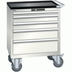 ARMOIRE BLANC GRIS 717X572X962 AVEC 5 TIR. 75KG _ 78.604.180 - LISTA