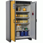 ARMOIRE SÉCURITÉ Q-CLASSIC-30 Q30.195.116 GRIS/JAUNE - MANUTAN COLLECTIVITÉS