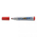 BIC MARQUEUR EFFAÇABLE À SEC POUR TABLEAUX BLANCS POINTE OGIVE ENCRE À BASE D'ALCOOL ROUGE VELLEDA 1701