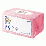 CHIFFON DE NETTOYAGE ROUGE TORK LONGUE DURÉE W8, MULTI-USAGES, 40 CHIFFONS