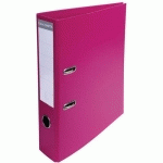 CLASSEUR À LEVIER PVC A4 DOS DE 70MM FRAMBOISE - EXACOMPTA