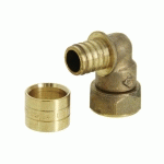 COUDE TERMINAL ÉCROU TOURNANT FEMELLE D20 1/2'' - SOMATHERM - 2302-20-15