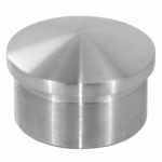 EMBOUT ARRONDI À FRAPPER POUR MAIN COURANTE – INOX 304 BROSSÉ DESIGN PRODUCTION