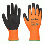 LOT DE 24 - PORTWEST A340 GANT GRIP HIVIS - LATEX ORANGE/NOIR - TAILLE XXL - LA PAIRE