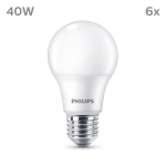 PHILIPS AMPOULE LED E27 4,9W 470LM 2 700K MATE X6