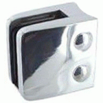 PINCES À VERRE CARRÉ 55X55 MM – SUPPORT ARRONDI – INOX 316 POLI DESIGN PRODUCTION