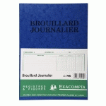 PIQÛRE 27X19,5CM BROUILLARD JOURNALIER 40 PAGES - LOT DE 10