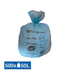 SAC POUBELLE BLEU FLEXIGREEN 50 L, LOT DE 500