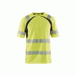 T-SHIRT HAUTE VISIBILITÉ ANTI-UV 3397 - JAUNE FLUO ET NOIR - XXL BLAKLADER