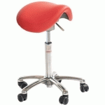 MINI SIÈGE FLEXMATIC - IMITATION CUIR - BAS - ROUGE - GLOBAL PROFESSIONAL SEATING