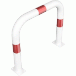 ARCEAU PARE-CHOC SANS BARRE CHEVILLER-BLANC/ROUGE-750-650MM - SCHAKE