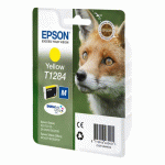 CARTOUCHE ENCRE EPSON T1284 JAUNE - CARTOUCHE AUTHENTIQUE
