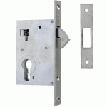 SERRURE MONOPOINT À LARDER PROFIL ÉTROIT À CROCHET AXE 40MM - CISA - CIS45110.40