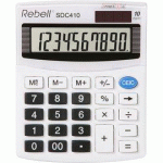 LOT DE 4 - CALCULATRICE DE BUREAU SDC 410, BLANC