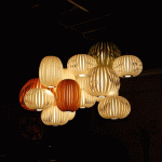 LZF LAMPS LZF POPPY MEDIUM SUSPENSION, HÊTRE