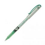 PILOT STYLO FEUTRE POINTE FINE BAGUÉE MÉTAL ENCRE LIQUIDE VERTE CORPS PLASTIQUE V-FINELINER