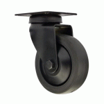 ROULETTE DESIGN NOVO - PIVOTANTE - PLATINE - 42 X 42 MM - CAPACITÉ 40KG - AVEC FREIN INTERGES