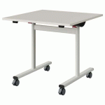 TABLE MALIBU RAB. 80X80 T5 DL STRA ABS BLC SEL W911/BLC 9016