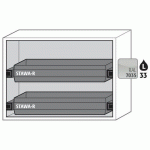 ARMOIRE SÉCURITÉ UB-T-90 UB90.080.110.075.2T GRIS - ASECOS