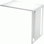 EXTENSION BUREAU RAZOR - 80 CM - PIEDS BLANC - BLANC - ARTARREDI