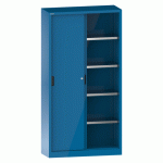 LISTA - ARMOIRE PORTES COULISSANTES (HXLXP) 195 X 100 X 40CM KEY LOCK R5012