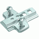 PLAQUE POUR POSE ADAPTATEUR PARALLÈLE POUR CHARNIÈRES SENSYS - D 1,5 MM HETTICH