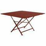 TABLE CARGO 128 X 128 CM OCRE ROUGE - FERMOB