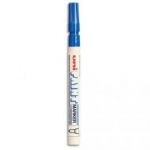 UNIBALL MARQUEUR PEINTURE À HUILE, ENCRE À PIGMENTATION BLEU FONCÉ, POINTE FINE OGIVE UNI PAINT PX21/BF
