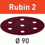 ABRASIFS RUBIN 2 STF D90/6 P60 RU/50 - FESTOOL - 499078