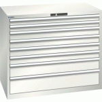 ARMOIRE 8 TIROIRS SÉRIE 78.832-CAPACITÉ 200KG-GRIS CLAIR - LISTA