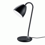 BAULMANN 14.245.69 LAMPE DE TABLE AVEC BRAS FLEXIBLE, NOIR