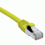 CORDON RJ45 CATÉGORIE 6 F/UTP LSOH SNAGLESS JAUNE - 25 M