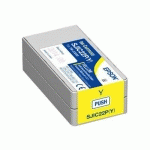 EPSON SJIC22P(Y): INK CARTRIDGE FOR COLORWORKS C3500 (YELLOW)