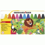 LOT DE 4 - CRAIE DE CIRE COLORI, BOÎTE EN CARTON DE 12