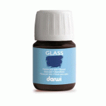 LOT DE 5 - DARWI FLACON DE 30 ML DE PEINTURE SUR VERRE - MARRON