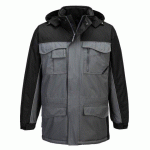 PORTWEST S562 PARKA RS BICOLORE NOIR/GRIS - TAILLE XS
