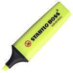 STABILO SURLIGNEUR BOSS® ORIGINAL JAUNE POINTE BISEAUTÉE 2 + 5 MM 70/24 (PRIX UNITAIRE)