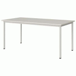 TABLE MALIBU 160X80 T5 4P STRA ABS BLC SEL W911/BLC 9016