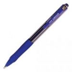 UNIBALL STYLO À BILLE RECHARGEABLE POINTE LARGE RÉTRACTABLE ENCRE BLEUE CORPS AVEC GRIP LAKNOCK