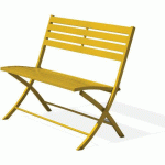 BANC JARDIN PLIANT MARIUS MOUTARDE - CITYGARDEN