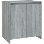 BUFFET SONOMA GRIS 70X41X75 CM BOIS D'INGÉNIERIE