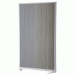 ECRAN PLEIN MELAMINE CHENE PROFIL BLANC H150XL100 CM - LIGNE M