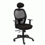 FAUTEUIL DE BUREAU JORQUERA - DOSSIER MAILLE - NOIR